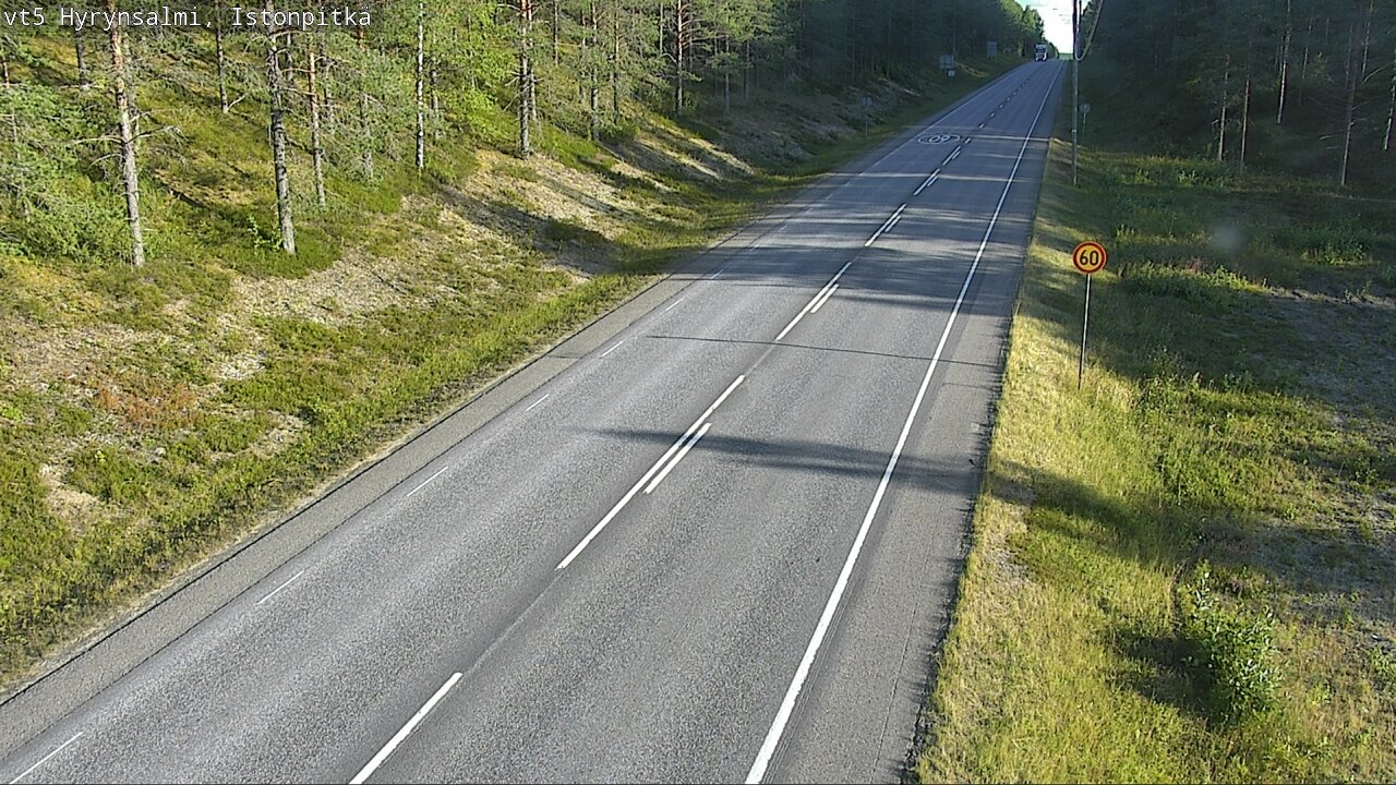 Kelikamerat Kuva Tie 5 Hyrynsalmi, Istonpitkä, Hyrynsalmi, Kainuu