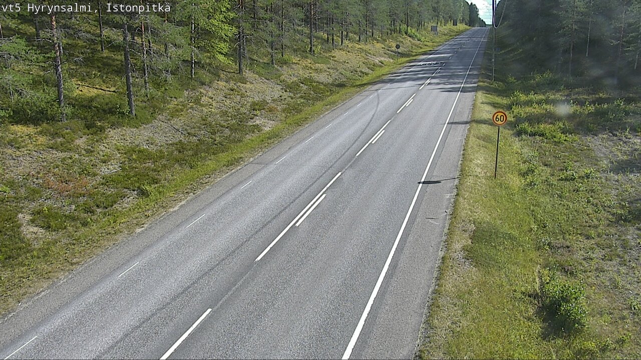 Kelikamerat Kuva Tie 5 Hyrynsalmi, Istonpitkä, Hyrynsalmi, Kainuu