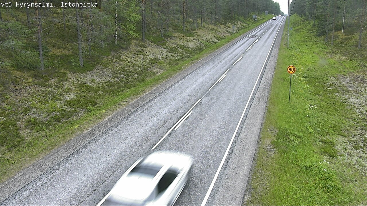 Kelikamerat Kuva Tie 5 Hyrynsalmi, Istonpitkä, Hyrynsalmi, Kainuu