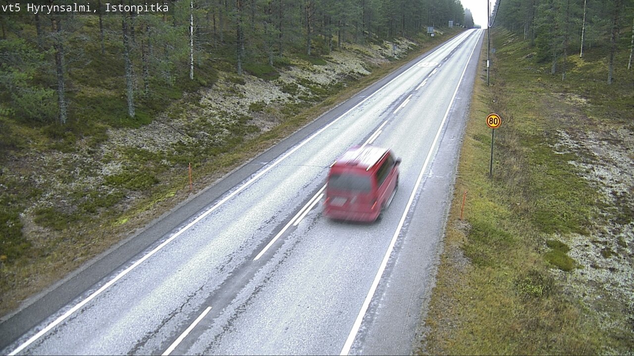 Kelikamerat Kuva Tie 5 Hyrynsalmi, Istonpitkä, Hyrynsalmi, Kainuu