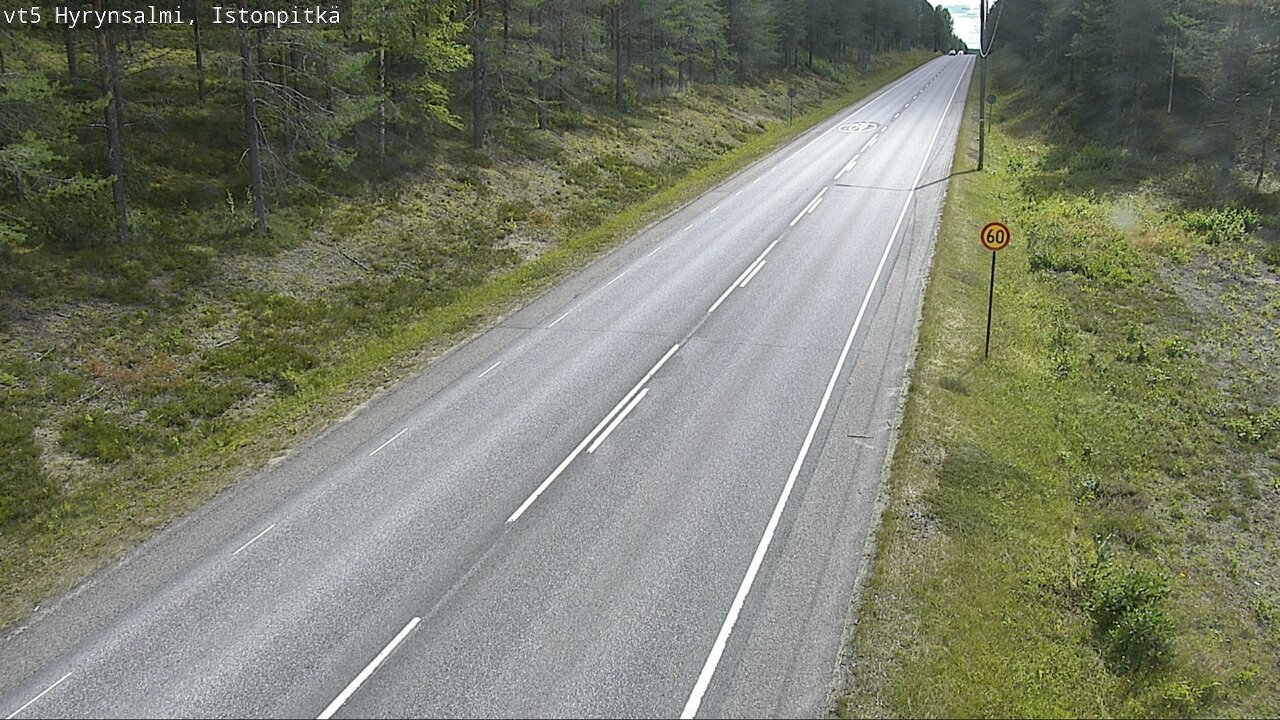 Kelikamerat Kuva Tie 5 Hyrynsalmi, Istonpitkä, Hyrynsalmi, Kainuu