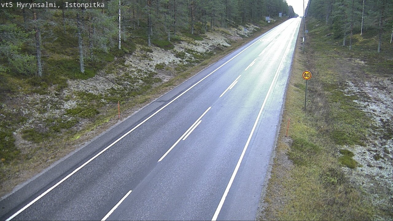 Kelikamerat Kuva Tie 5 Hyrynsalmi, Istonpitkä, Hyrynsalmi, Kainuu