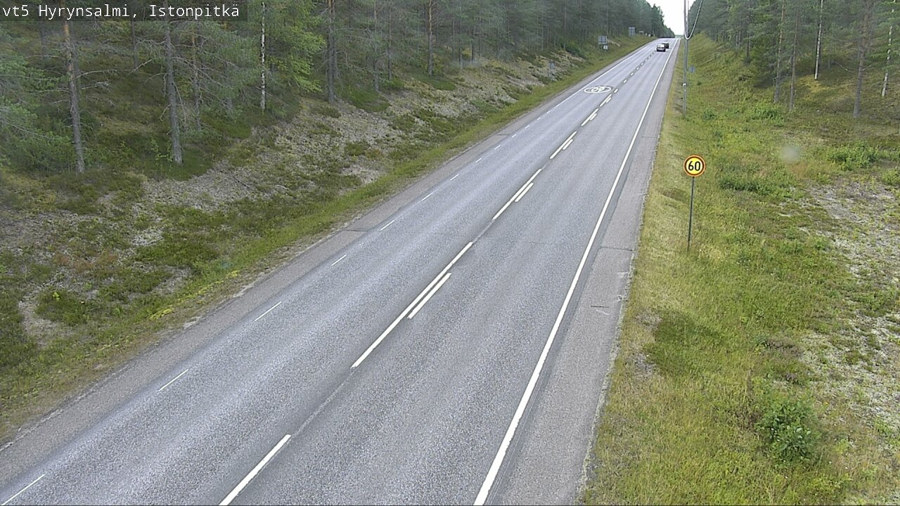 Kelikamerat Kuva Tie 5 Hyrynsalmi, Istonpitkä, Hyrynsalmi, Kainuu