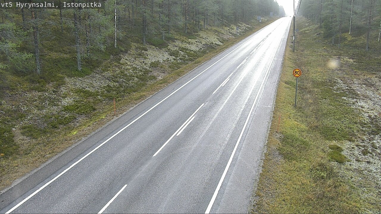 Kelikamerat Kuva Tie 5 Hyrynsalmi, Istonpitkä, Hyrynsalmi, Kainuu