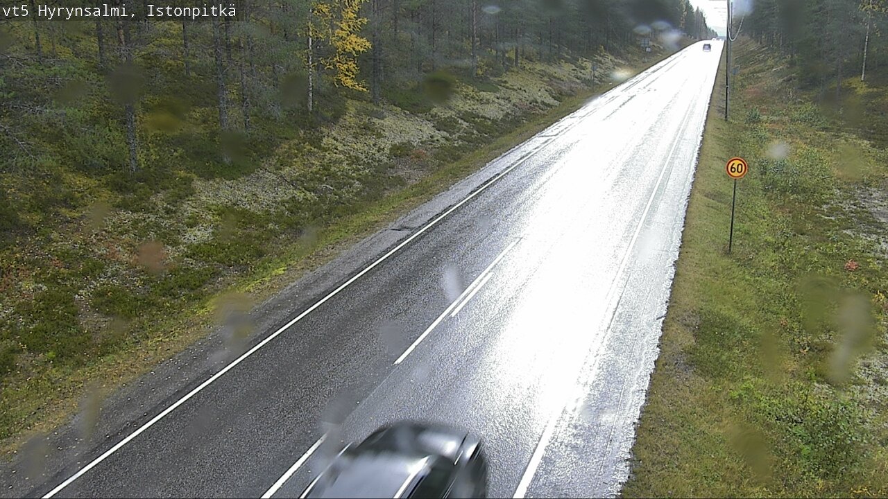 Weather Camera Image Road 5 Hyrynsalmi, Istonpitkä, Hyrynsalmi, Kainuu