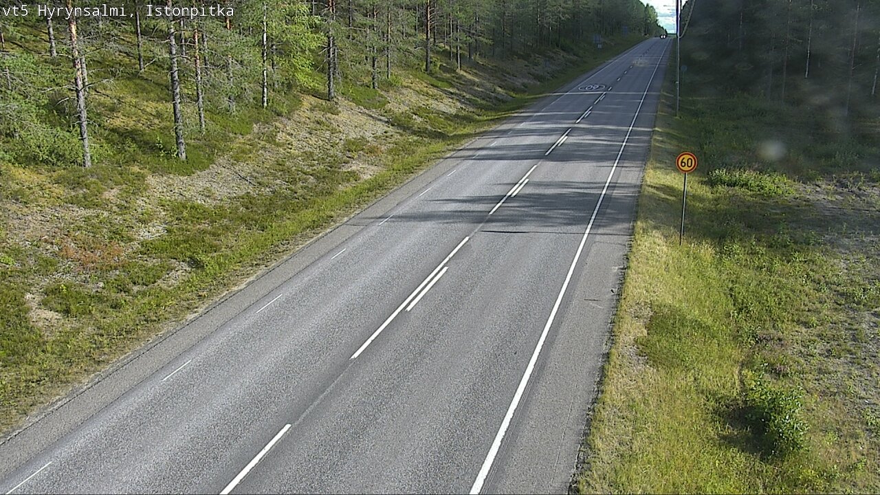 Kelikamerat Kuva Tie 5 Hyrynsalmi, Istonpitkä, Hyrynsalmi, Kainuu