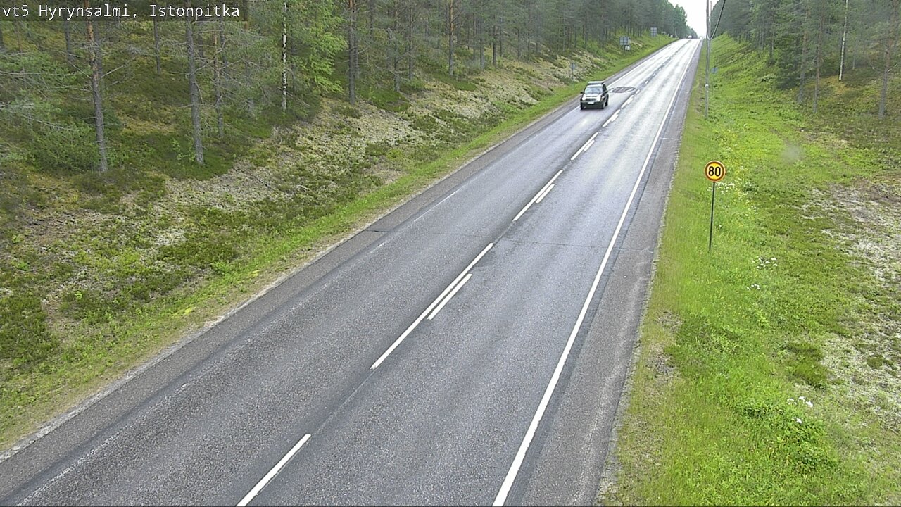 Kelikamerat Kuva Tie 5 Hyrynsalmi, Istonpitkä, Hyrynsalmi, Kainuu