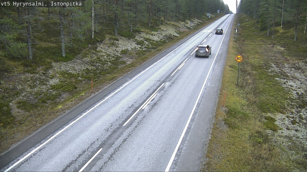 Kelikamerat Kuva Tie 5 Hyrynsalmi, Istonpitkä, Hyrynsalmi, Kainuu