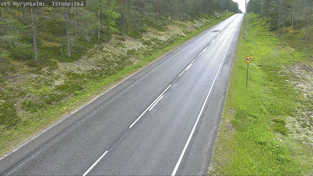Kelikamerat Kuva Tie 5 Hyrynsalmi, Istonpitkä, Hyrynsalmi, Kainuu