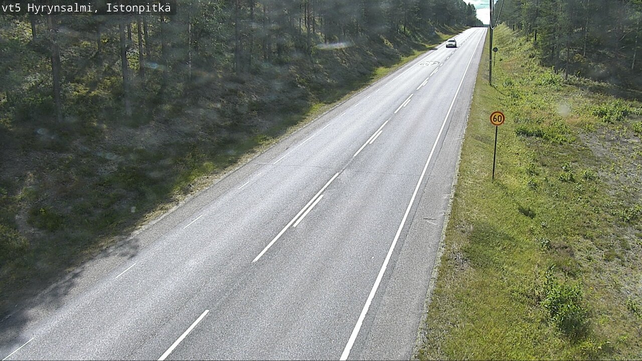 Kelikamerat Kuva Tie 5 Hyrynsalmi, Istonpitkä, Hyrynsalmi, Kainuu