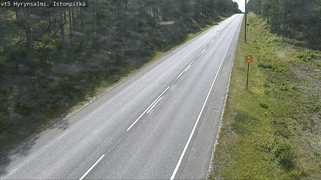 Kelikamerat Kuva Tie 5 Hyrynsalmi, Istonpitkä, Hyrynsalmi, Kainuu