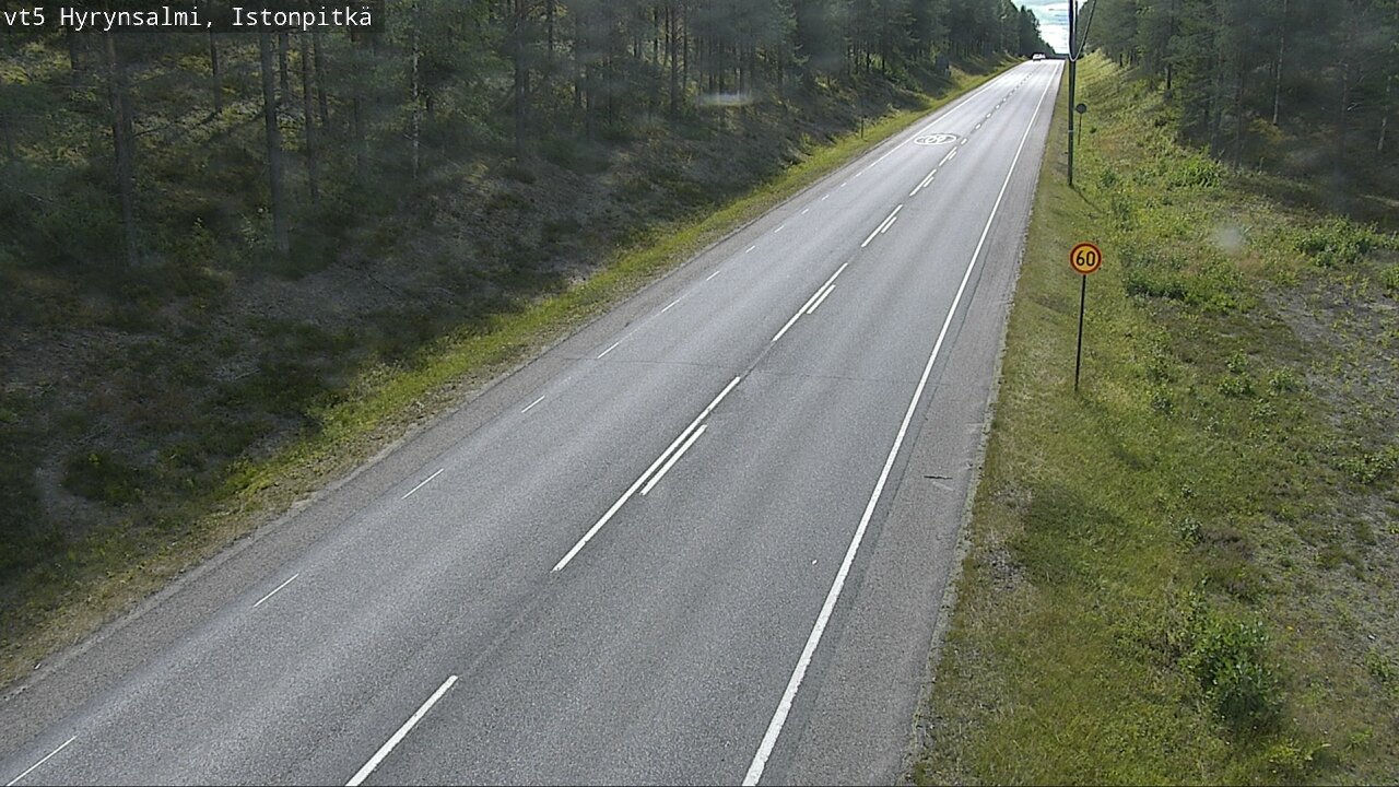 Kelikamerat Kuva Tie 5 Hyrynsalmi, Istonpitkä, Hyrynsalmi, Kainuu