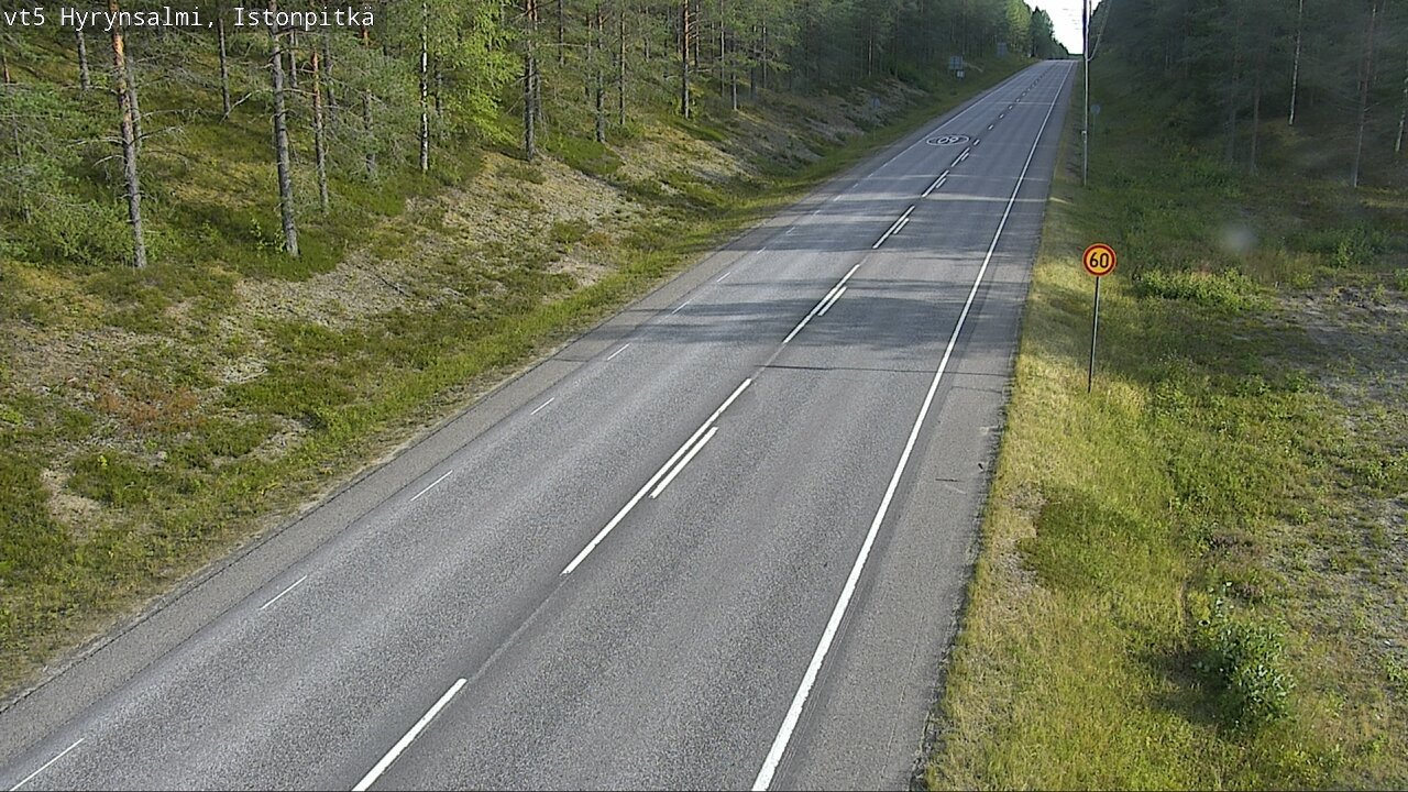 Kelikamerat Kuva Tie 5 Hyrynsalmi, Istonpitkä, Hyrynsalmi, Kainuu