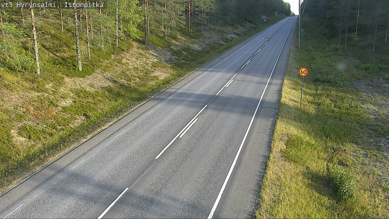 Kelikamerat Kuva Tie 5 Hyrynsalmi, Istonpitkä, Hyrynsalmi, Kainuu