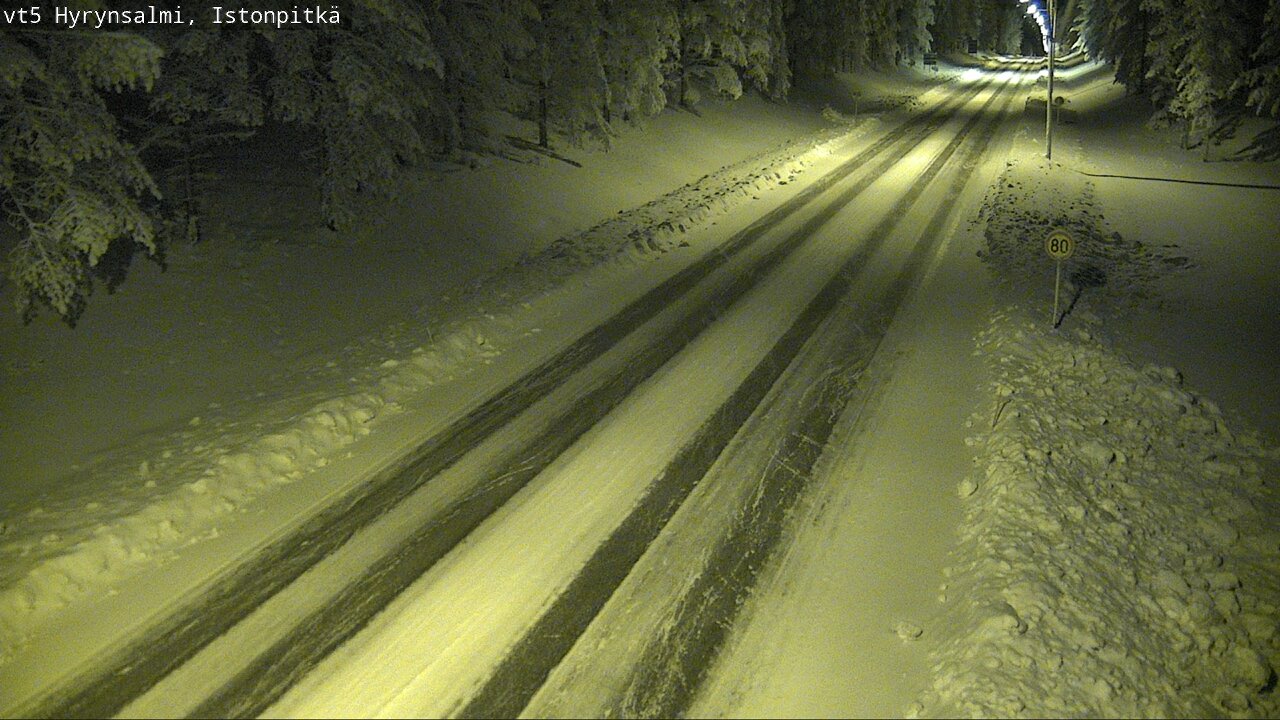 Kelikamerat Kuva Tie 5 Hyrynsalmi, Istonpitkä, Hyrynsalmi, Kainuu