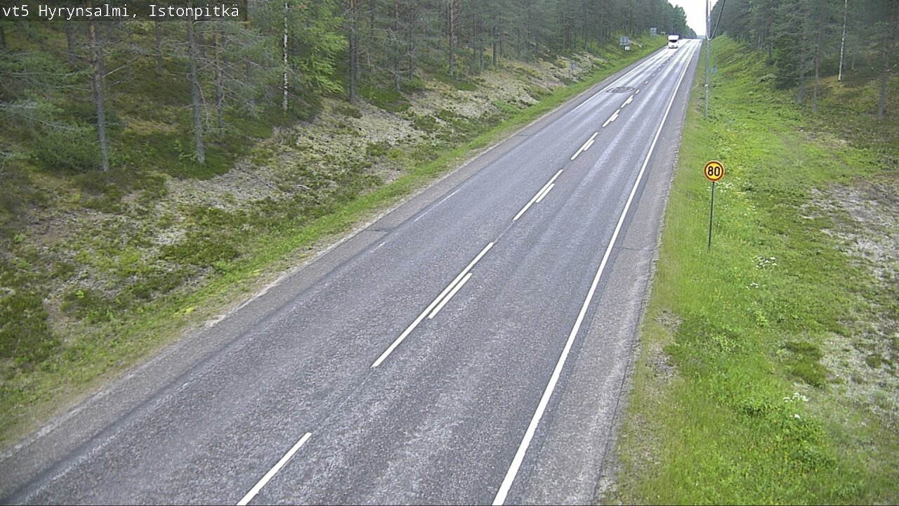 Kelikamerat Kuva Tie 5 Hyrynsalmi, Istonpitkä, Hyrynsalmi, Kainuu