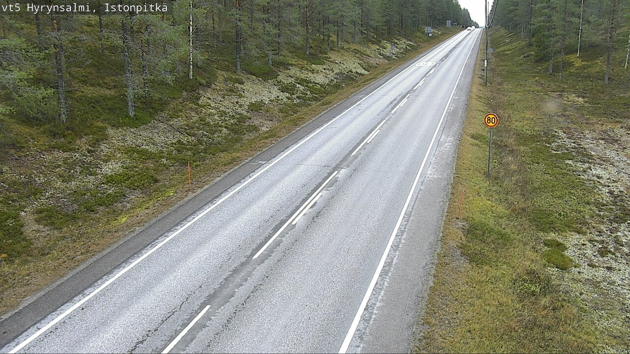 Kelikamerat Kuva Tie 5 Hyrynsalmi, Istonpitkä, Hyrynsalmi, Kainuu