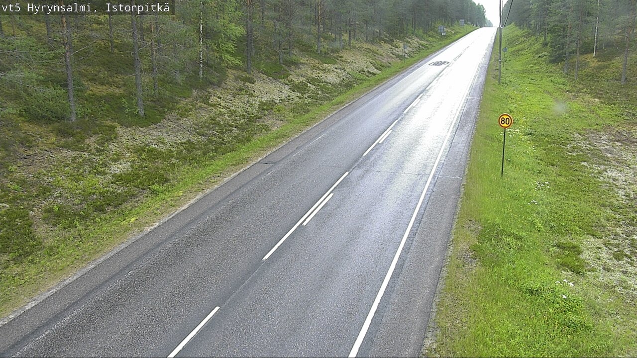 Kelikamerat Kuva Tie 5 Hyrynsalmi, Istonpitkä, Hyrynsalmi, Kainuu