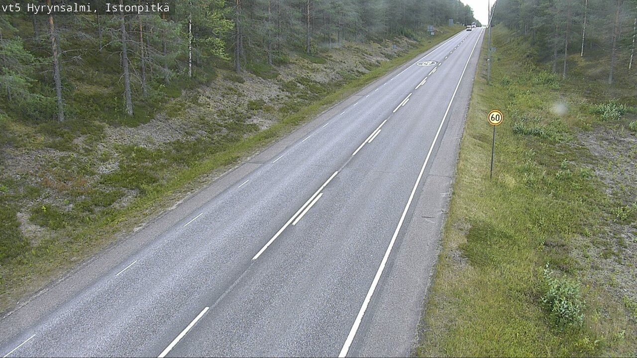 Kelikamerat Kuva Tie 5 Hyrynsalmi, Istonpitkä, Hyrynsalmi, Kainuu