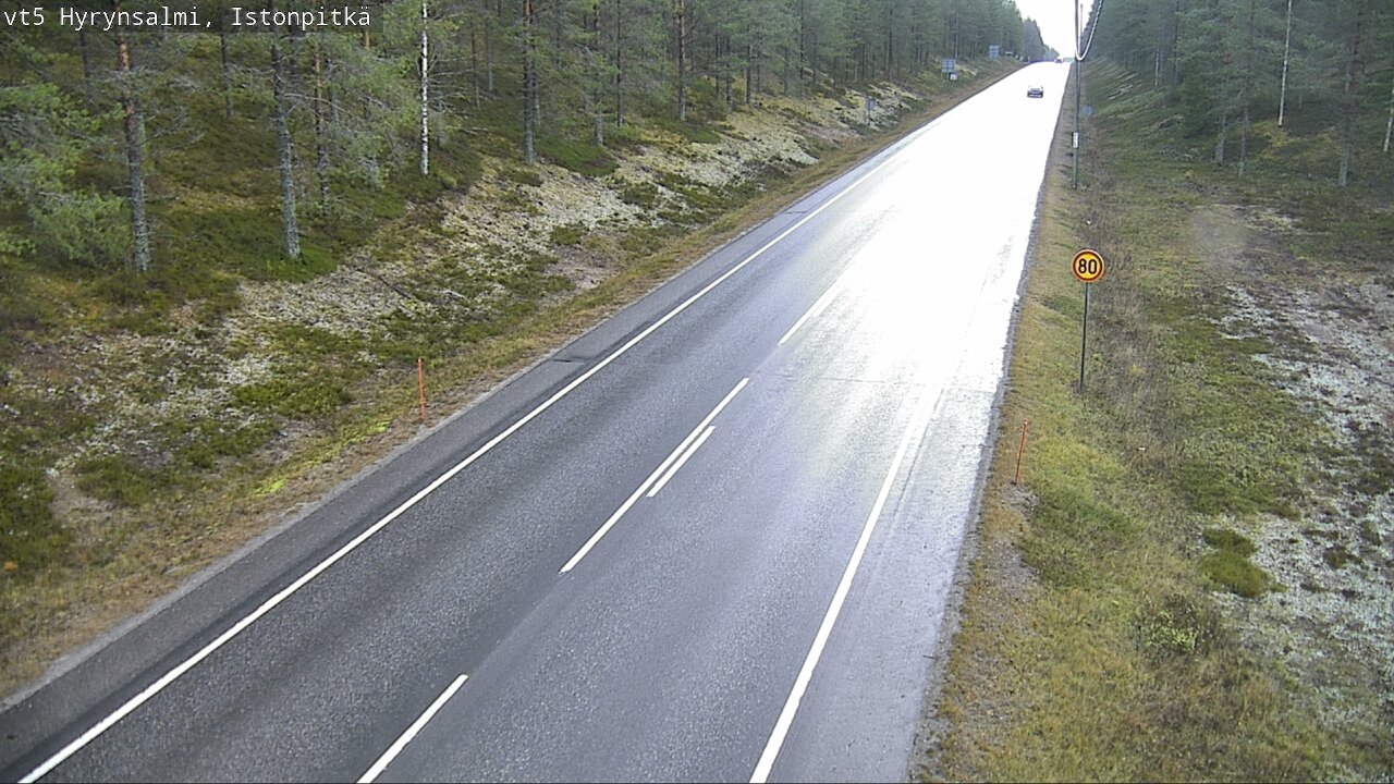 Kelikamerat Kuva Tie 5 Hyrynsalmi, Istonpitkä, Hyrynsalmi, Kainuu