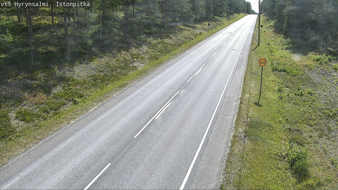 Kelikamerat Kuva Tie 5 Hyrynsalmi, Istonpitkä, Hyrynsalmi, Kainuu