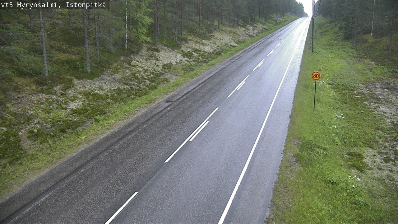 Kelikamerat Kuva Tie 5 Hyrynsalmi, Istonpitkä, Hyrynsalmi, Kainuu