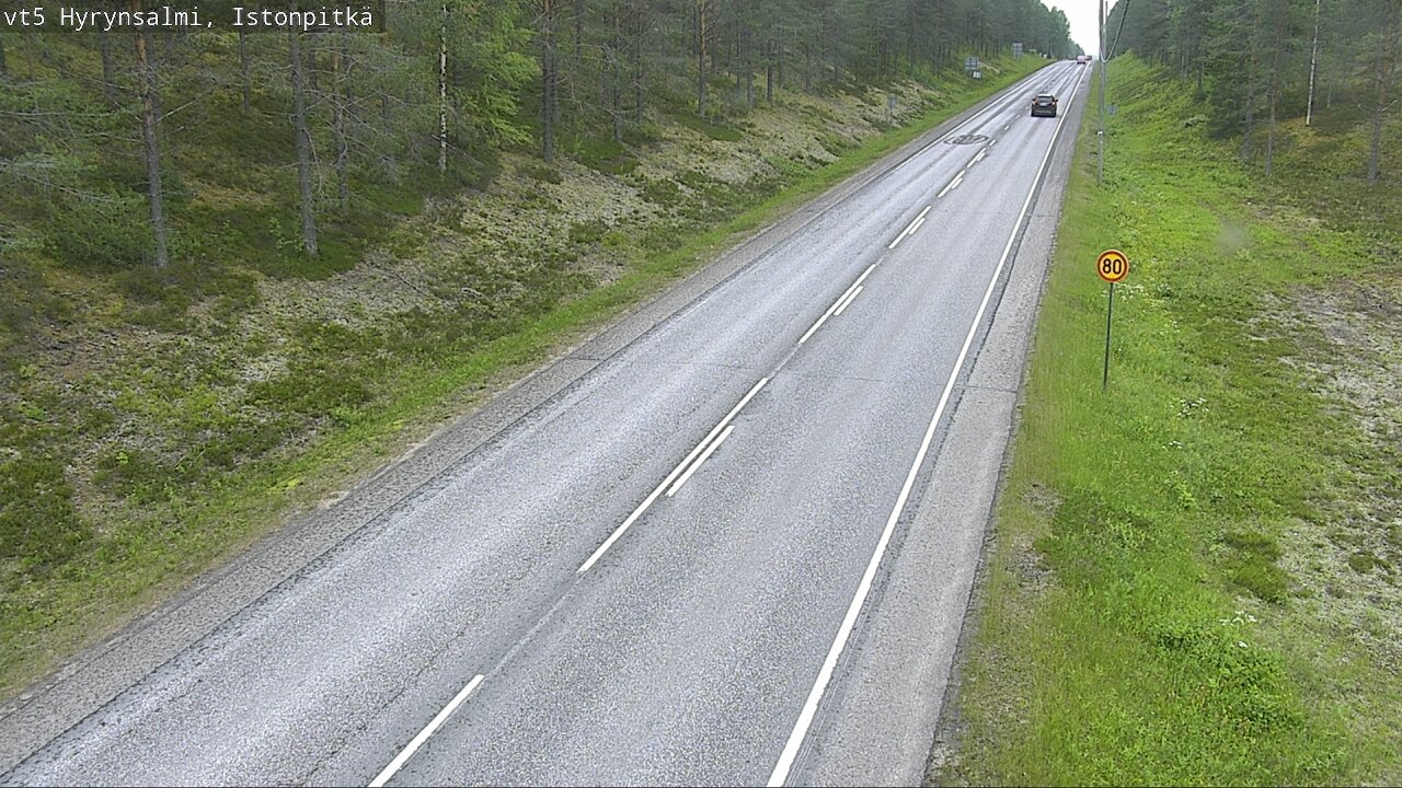 Kelikamerat Kuva Tie 5 Hyrynsalmi, Istonpitkä, Hyrynsalmi, Kainuu