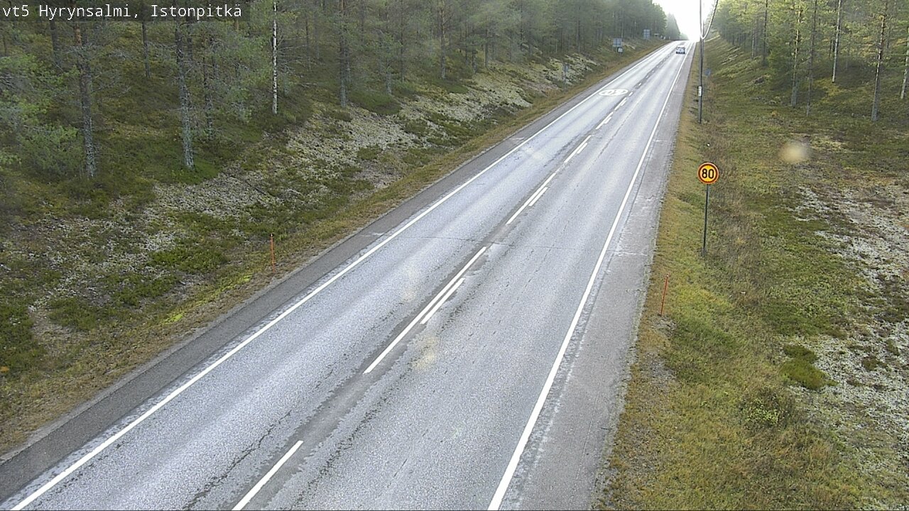 Kelikamerat Kuva Tie 5 Hyrynsalmi, Istonpitkä, Hyrynsalmi, Kainuu