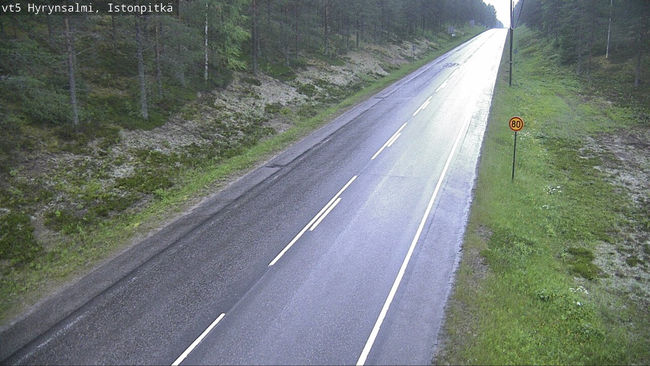 Kelikamerat Kuva Tie 5 Hyrynsalmi, Istonpitkä, Hyrynsalmi, Kainuu