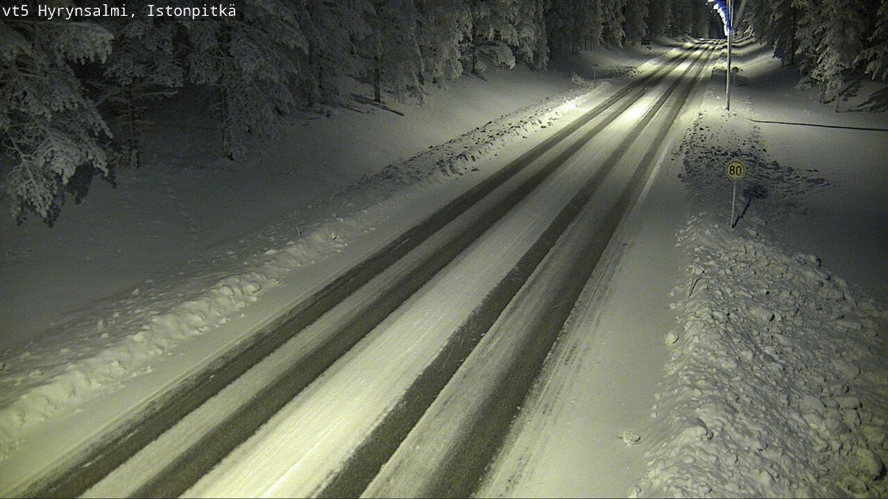 Kelikamerat Kuva Tie 5 Hyrynsalmi, Istonpitkä, Hyrynsalmi, Kainuu