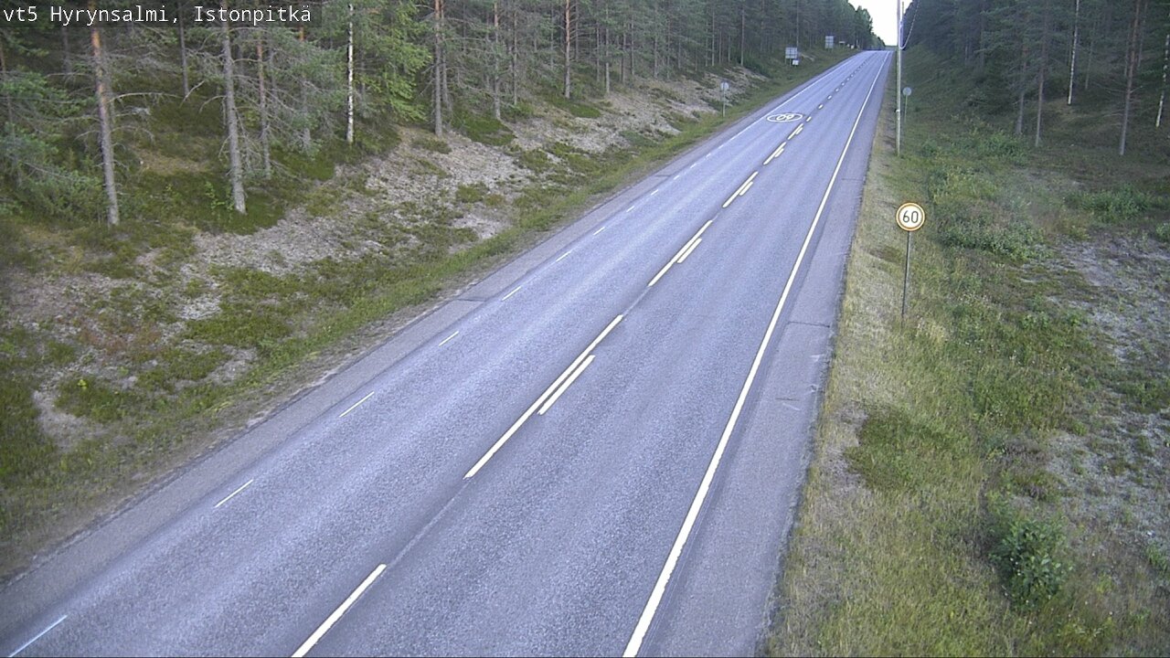 Kelikamerat Kuva Tie 5 Hyrynsalmi, Istonpitkä, Hyrynsalmi, Kainuu