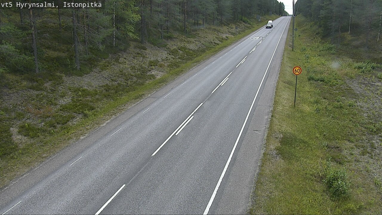 Kelikamerat Kuva Tie 5 Hyrynsalmi, Istonpitkä, Hyrynsalmi, Kainuu