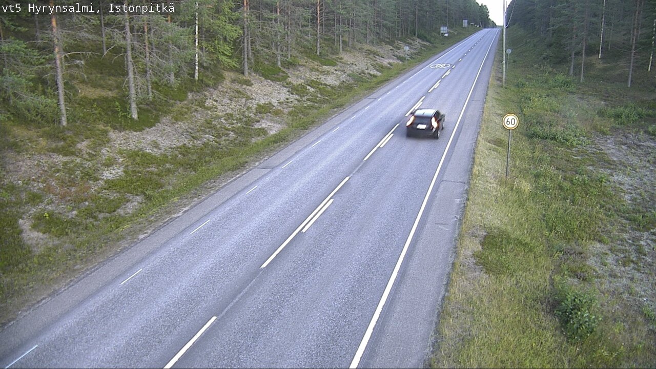 Kelikamerat Kuva Tie 5 Hyrynsalmi, Istonpitkä, Hyrynsalmi, Kainuu