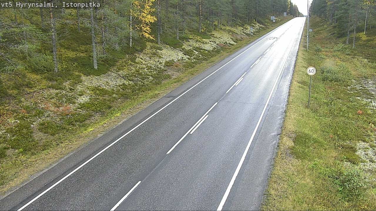 Kelikamerat Kuva Tie 5 Hyrynsalmi, Istonpitkä, Hyrynsalmi, Kainuu