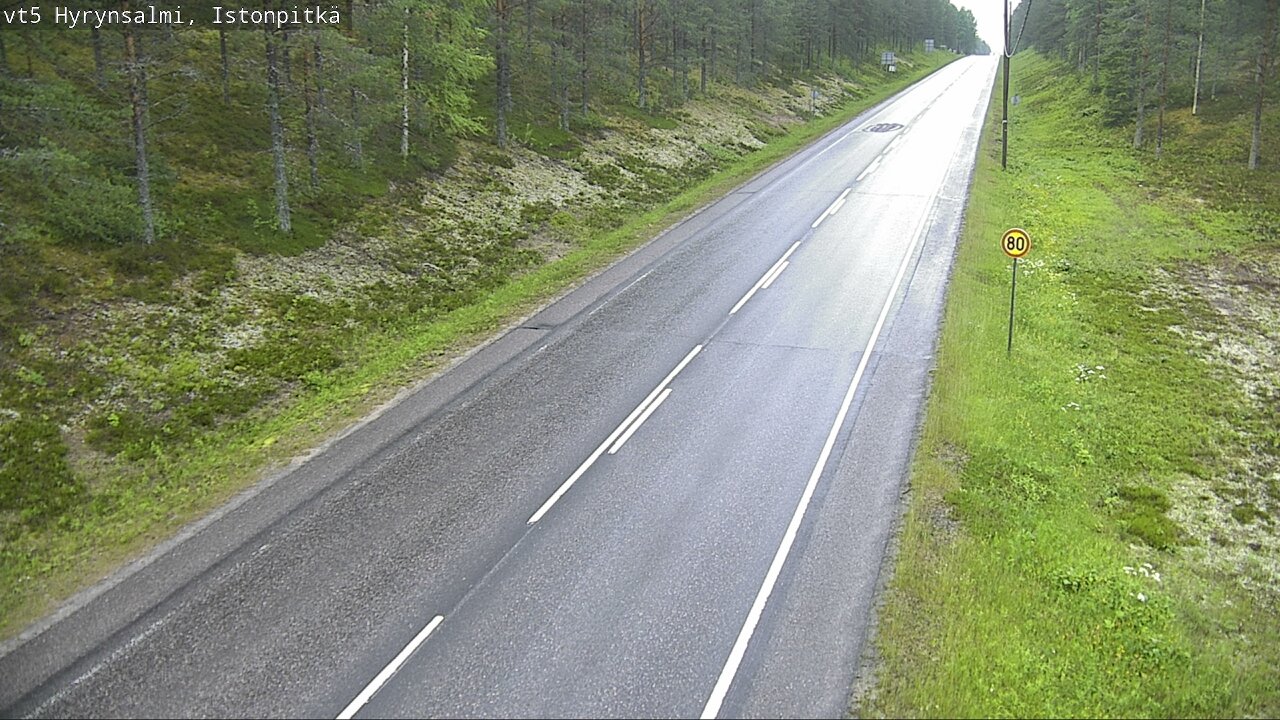 Kelikamerat Kuva Tie 5 Hyrynsalmi, Istonpitkä, Hyrynsalmi, Kainuu