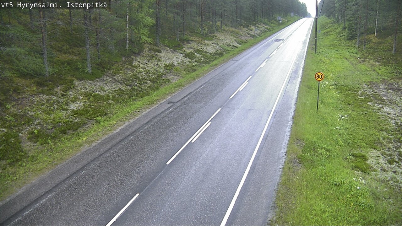 Kelikamerat Kuva Tie 5 Hyrynsalmi, Istonpitkä, Hyrynsalmi, Kainuu