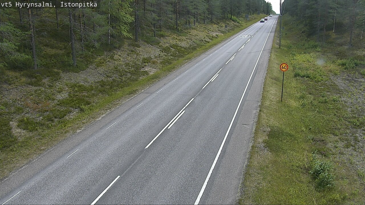 Kelikamerat Kuva Tie 5 Hyrynsalmi, Istonpitkä, Hyrynsalmi, Kainuu