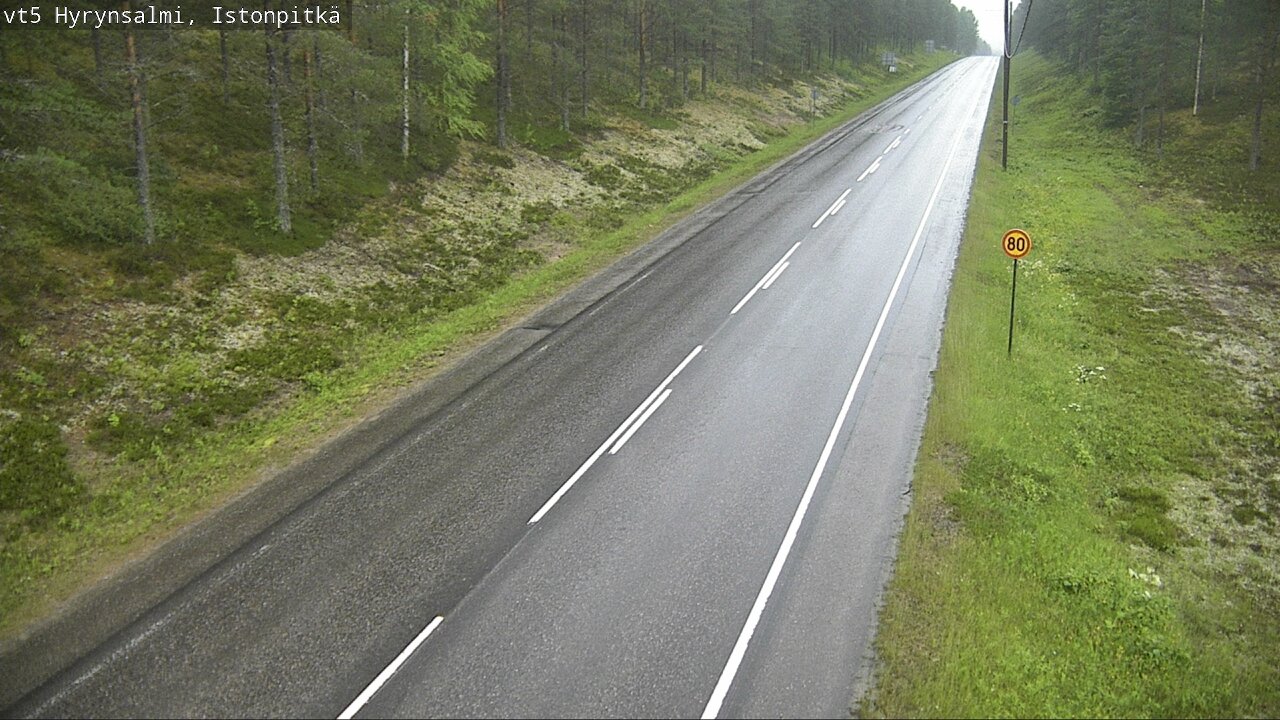 Kelikamerat Kuva Tie 5 Hyrynsalmi, Istonpitkä, Hyrynsalmi, Kainuu