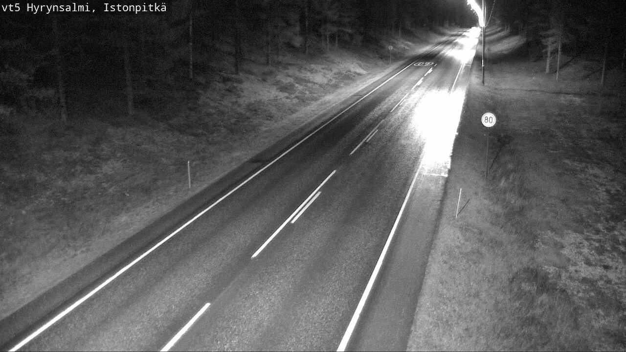 Kelikamerat Kuva Tie 5 Hyrynsalmi, Istonpitkä, Hyrynsalmi, Kainuu