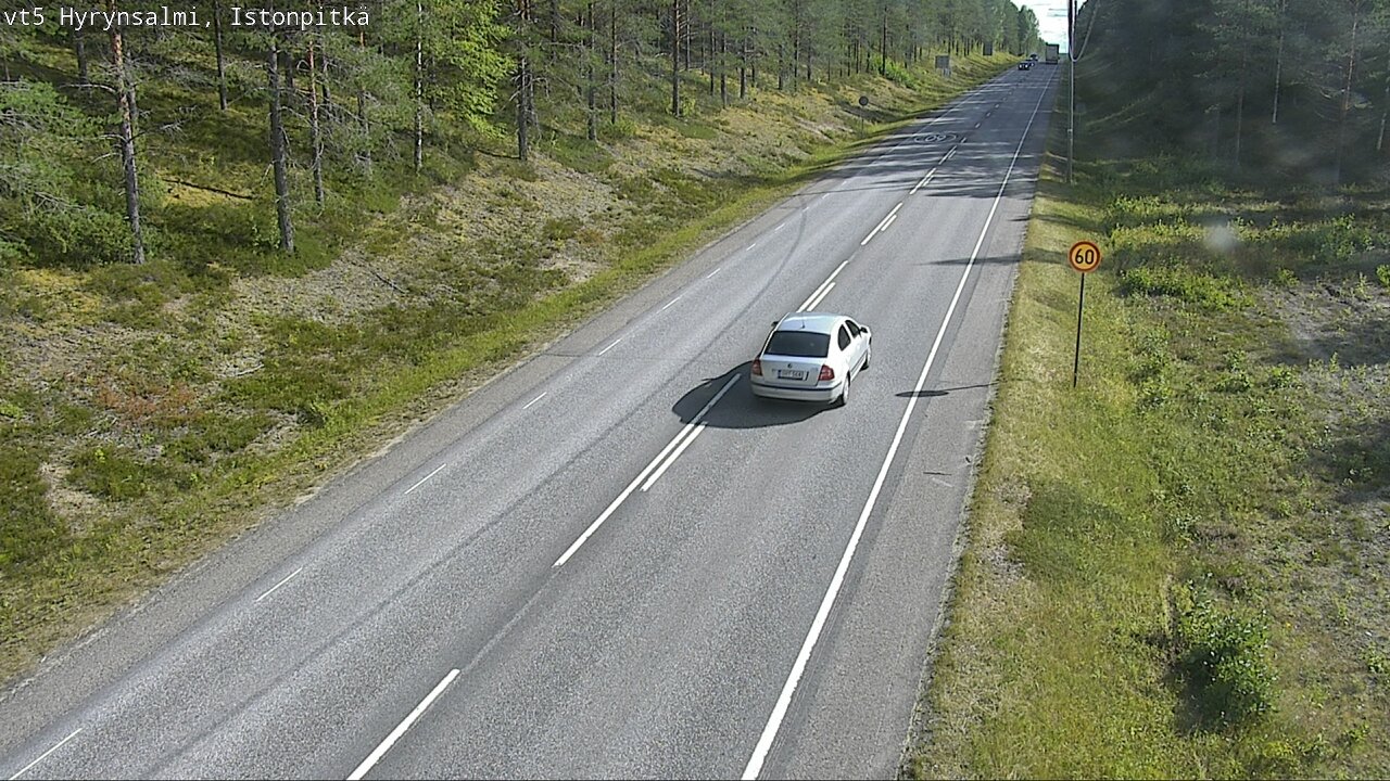 Kelikamerat Kuva Tie 5 Hyrynsalmi, Istonpitkä, Hyrynsalmi, Kainuu