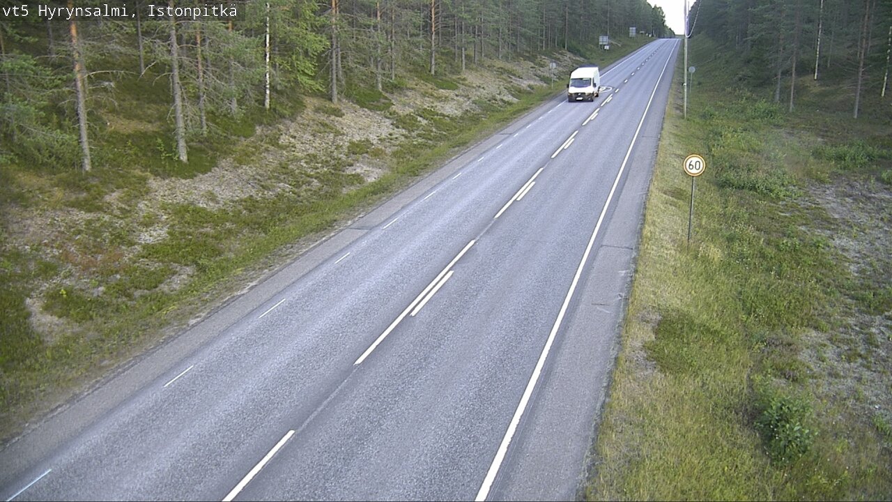 Kelikamerat Kuva Tie 5 Hyrynsalmi, Istonpitkä, Hyrynsalmi, Kainuu