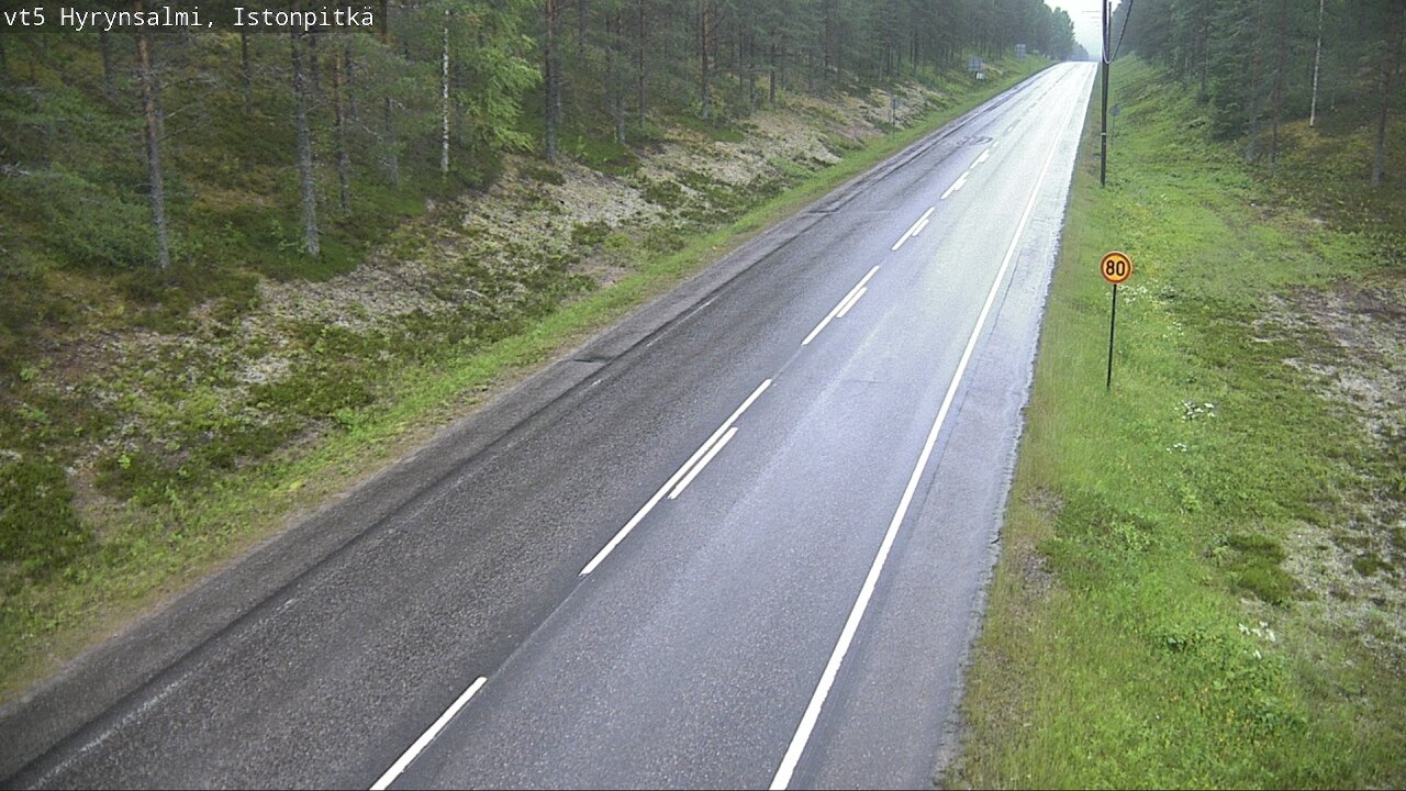 Kelikamerat Kuva Tie 5 Hyrynsalmi, Istonpitkä, Hyrynsalmi, Kainuu