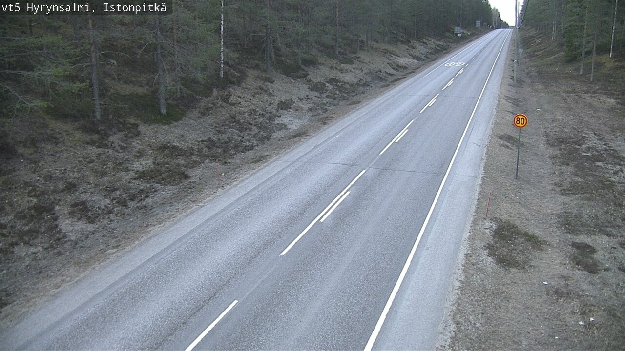 Kelikamerat Kuva Tie 5 Hyrynsalmi, Istonpitkä, Hyrynsalmi, Kainuu