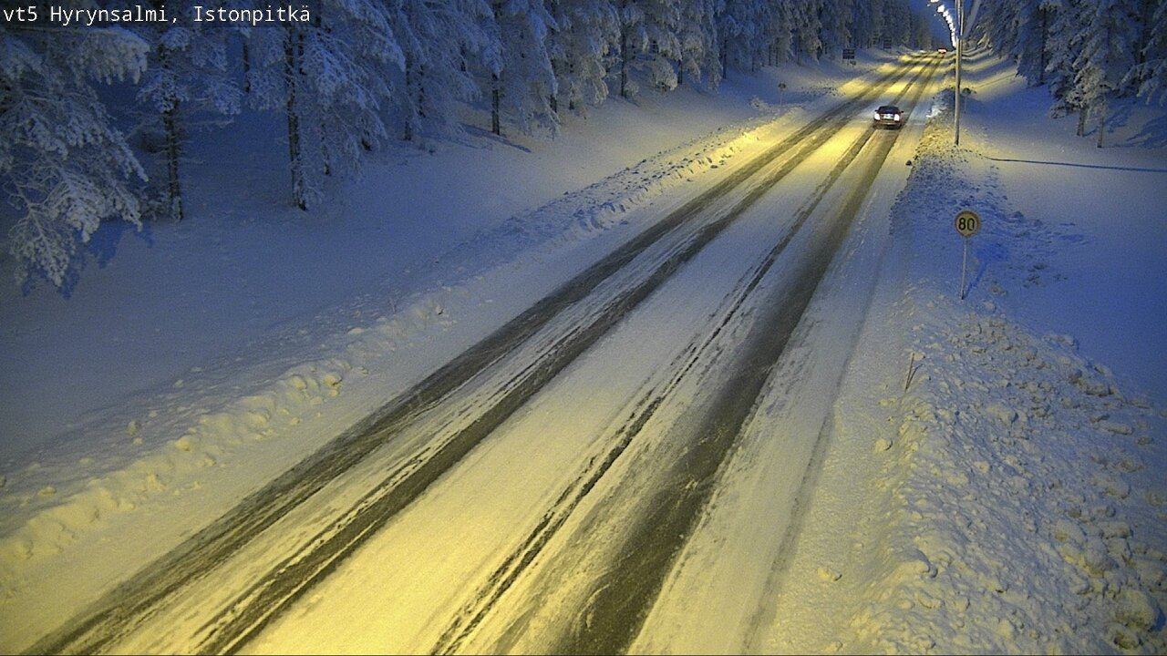 Kelikamerat Kuva Tie 5 Hyrynsalmi, Istonpitkä, Hyrynsalmi, Kainuu