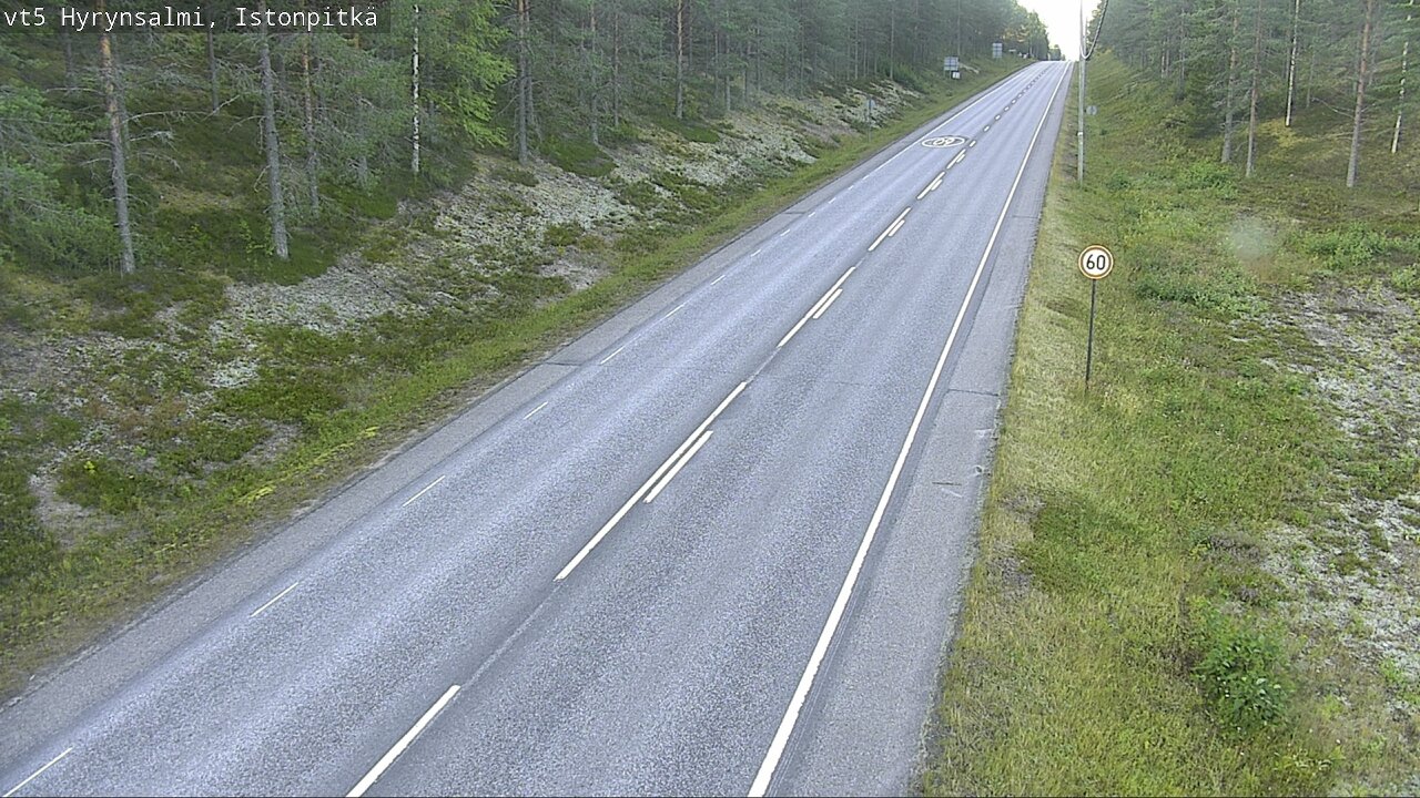 Kelikamerat Kuva Tie 5 Hyrynsalmi, Istonpitkä, Hyrynsalmi, Kainuu