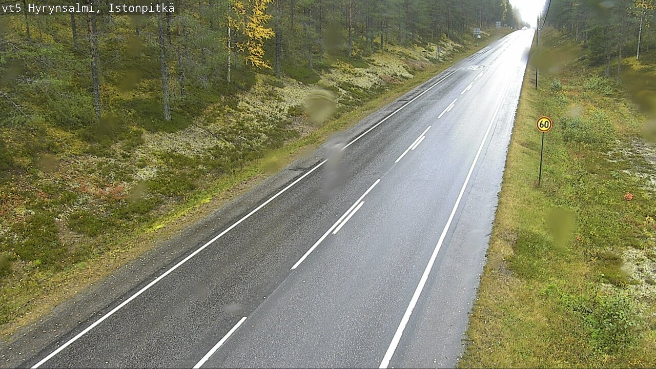 Weather Camera Image Road 5 Hyrynsalmi, Istonpitkä, Hyrynsalmi, Kainuu