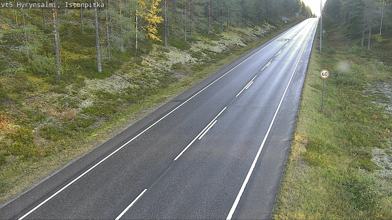 Kelikamerat Kuva Tie 5 Hyrynsalmi, Istonpitkä, Hyrynsalmi, Kainuu