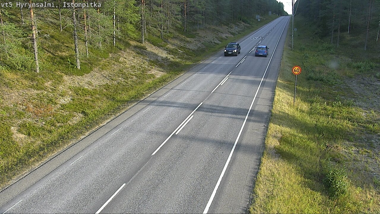 Kelikamerat Kuva Tie 5 Hyrynsalmi, Istonpitkä, Hyrynsalmi, Kainuu