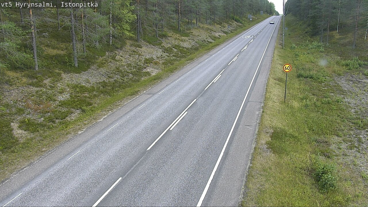 Kelikamerat Kuva Tie 5 Hyrynsalmi, Istonpitkä, Hyrynsalmi, Kainuu