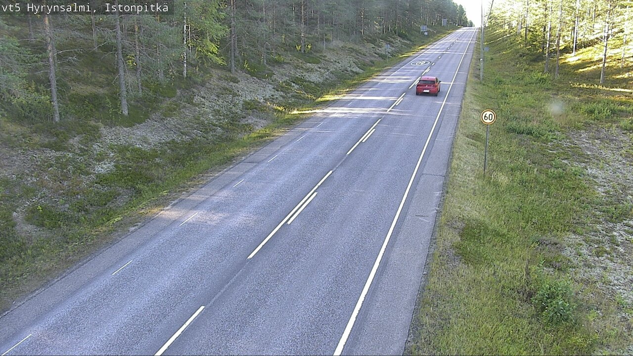 Kelikamerat Kuva Tie 5 Hyrynsalmi, Istonpitkä, Hyrynsalmi, Kainuu